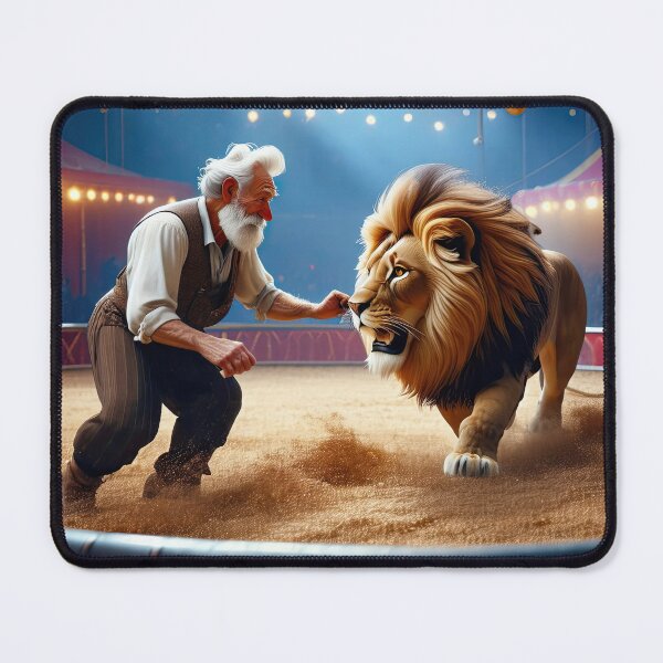 Item preview, Old Fart as a lion tamer designed and sold by Colin Bentham.