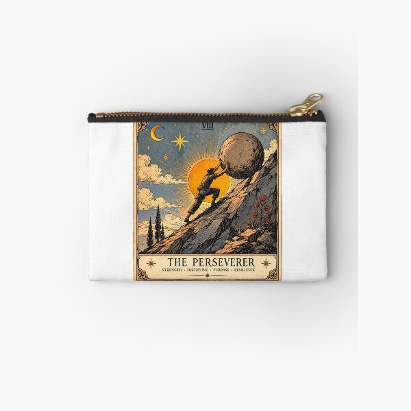 Item preview, The Perseverer Tarot Card Art designed and sold by ArcanaAbsolute.