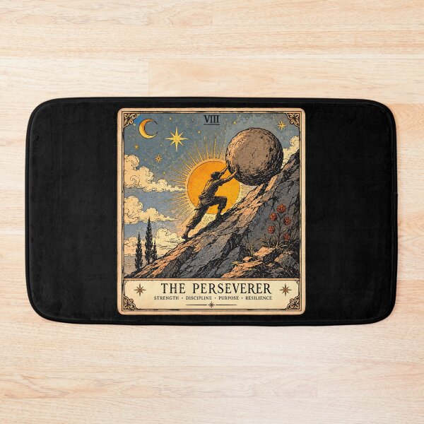 Item preview, The Perseverer Tarot Card Art designed and sold by ArcanaAbsolute.