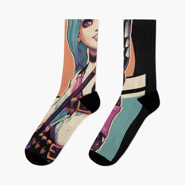 Item preview, Jinx League of Legends Retro Gaming Graphic Tee designed and sold by Senpaiwaves.