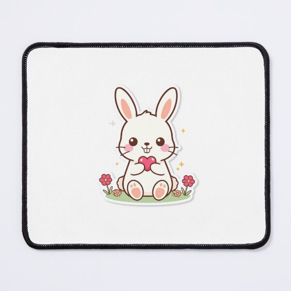 Item preview, Cute Kawaii Bunny With Heart ?? designed and sold by Archu123A.