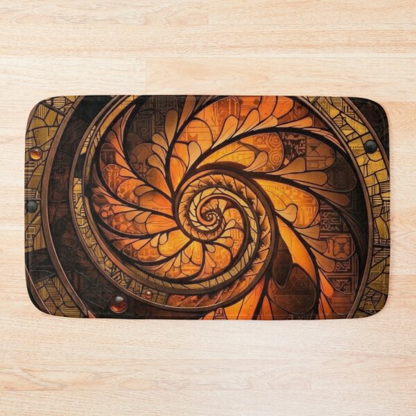 Item preview, Maori Koru Spiral: Golden New Zealand Geometric Art Print designed and sold by GrinGalore.