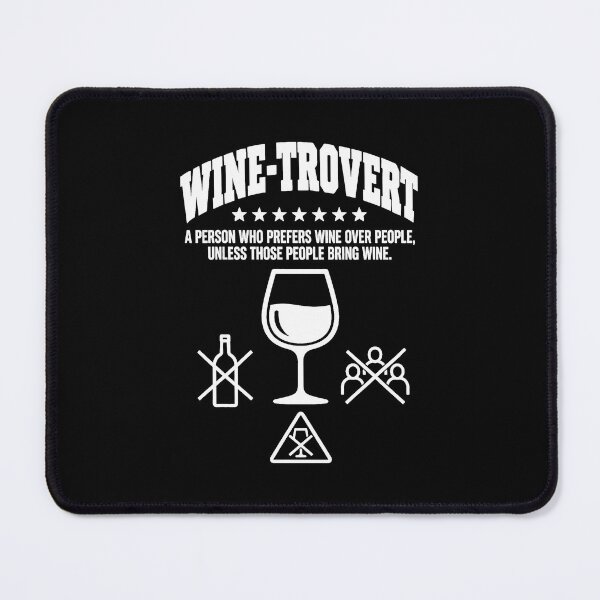 Item preview, Wine Lover Wine Trovert Funny Wine Humor designed and sold by LuminOrb.
