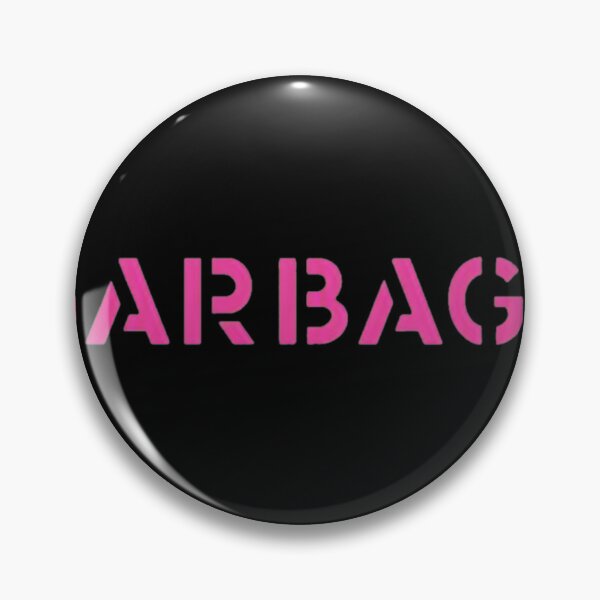 Item preview, Hot Pink Stencil GARBAGES Word designed and sold by KittySCuteArt.