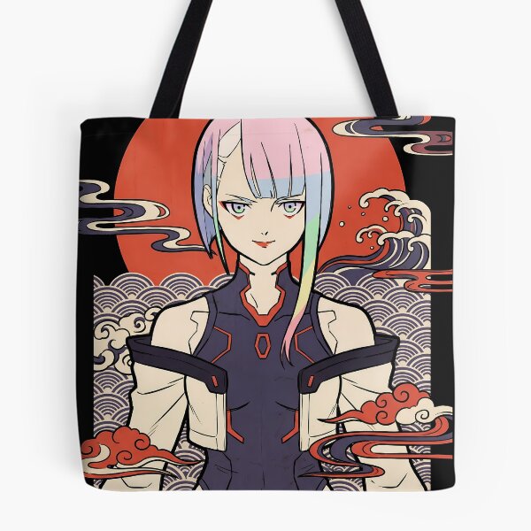 Item preview, Lucy Cyberpunk 2077 Ukiyo-e Gaming Graphic Tee designed and sold by Senpaiwaves.