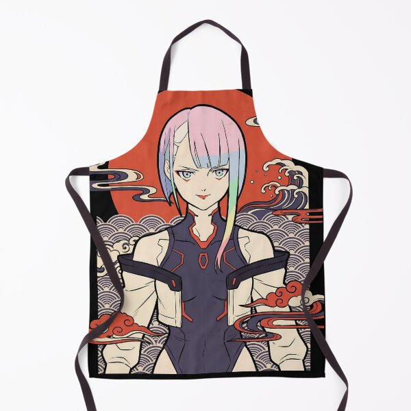 Item preview, Lucy Cyberpunk 2077 Ukiyo-e Gaming Graphic Tee designed and sold by Senpaiwaves.