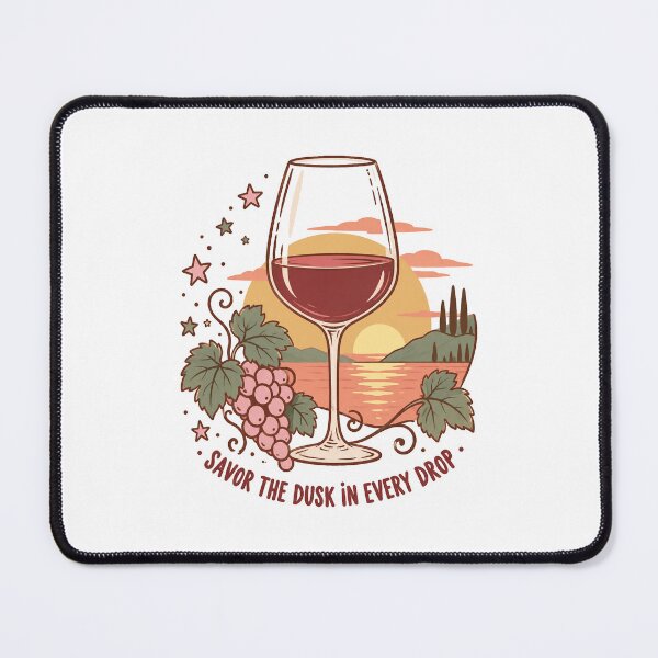 Item preview, Wine Lover Savor The Dusk In Every Drop designed and sold by LuminOrb.