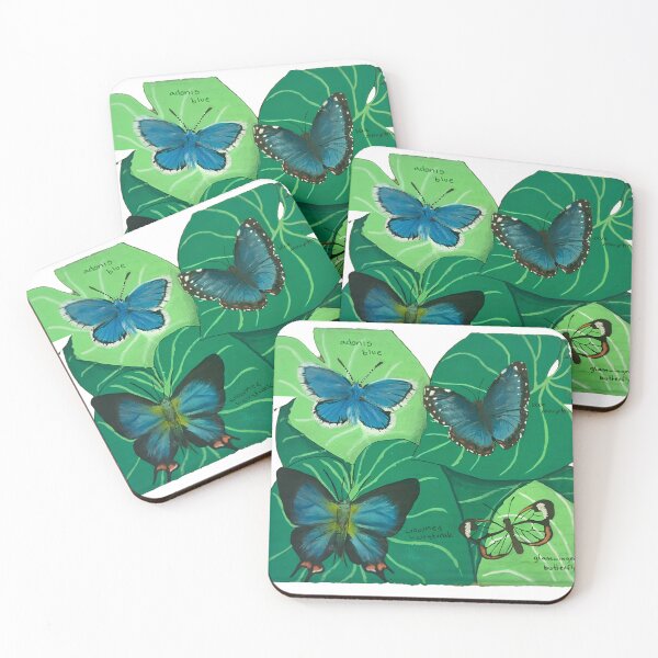 Item preview, Butterflies on leaves  designed and sold by Secretlights.