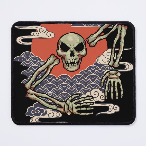 Item preview, Skeletron Terraria Ukiyo-e Gaming Graphic Tee designed and sold by Senpaiwaves.