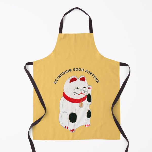 Item preview, Beckoning Good Fortune - Grumpy Japanese Maneki Neko Lucky Cat designed and sold by NippoKappo.
