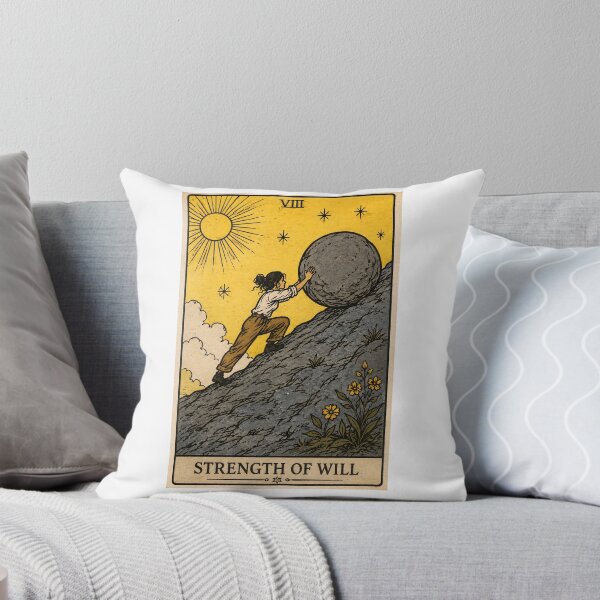 Item preview, Strength of Will Tarot Card Art designed and sold by ArcanaAbsolute.