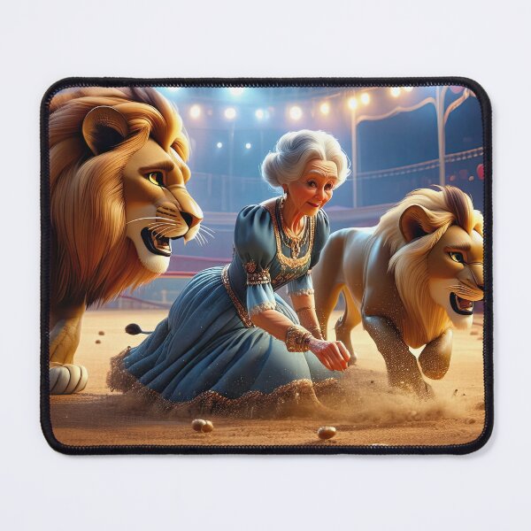 Item preview, Old Fart as a lion tamer designed and sold by Colin Bentham.