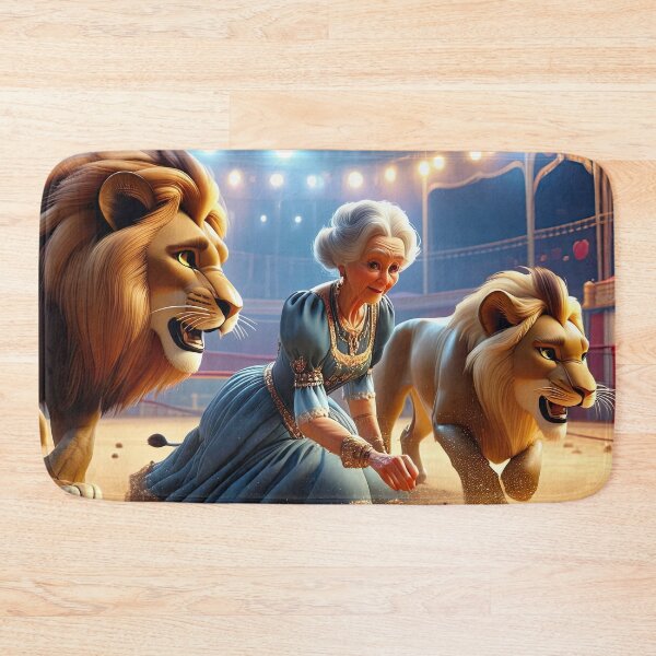 Item preview, Old Fart as a lion tamer designed and sold by Colin Bentham.