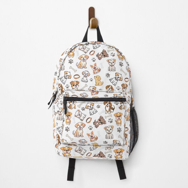 Item preview, Cute Kawaii Dogs Seamless Pattern designed and sold by PawVista.