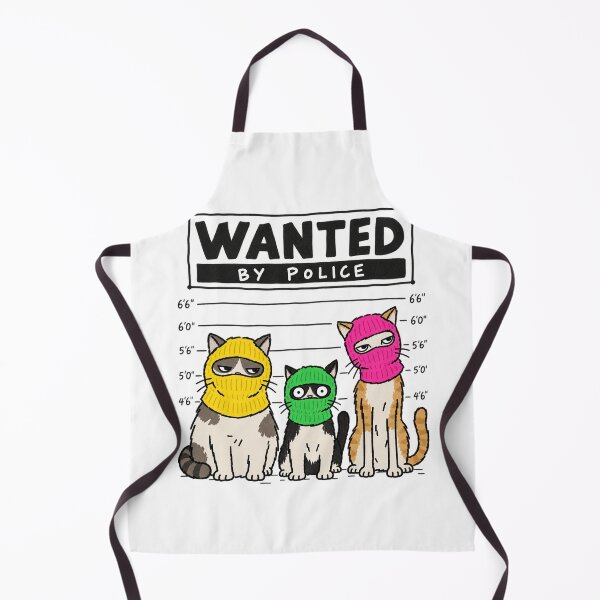 Item preview, Wanted By Police Funny Cat Mugshot designed and sold by MonkiFlipp.