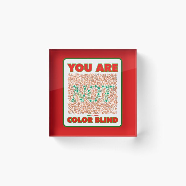 Item preview, You Are (Not) Color Blind designed and sold by Karate Octopus.