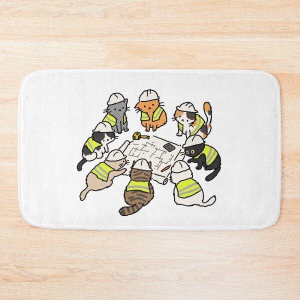 Item preview, Construction Cats Funny Builder Crew Design designed and sold by MonkiFlipp.
