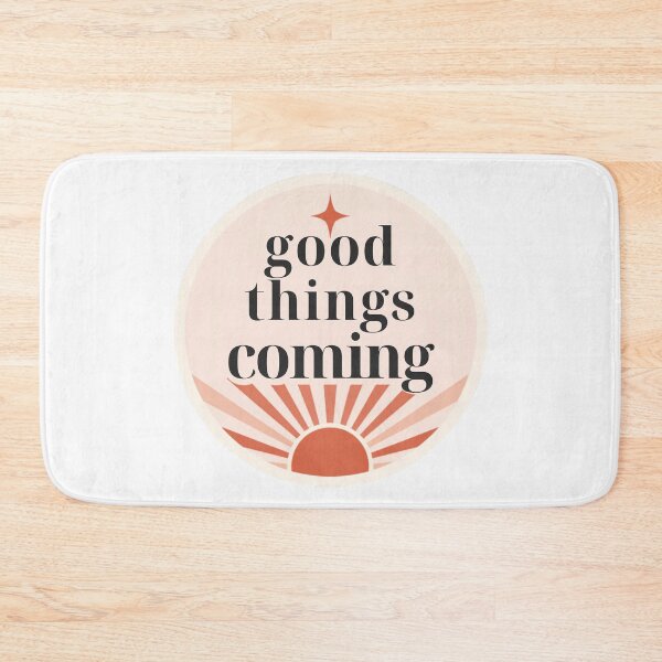 Item preview, Good Things Coming Positive Manifestation Quote designed and sold by CosmicQuietStudio.