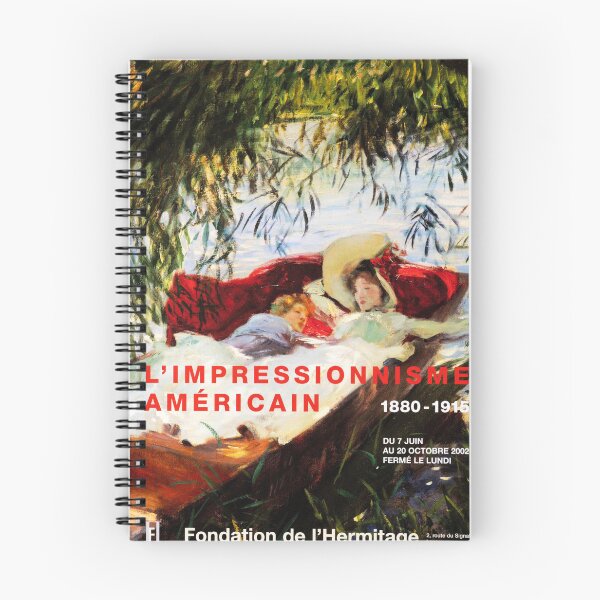Item preview, "American Impressionism" Exhibition Poster, Fondation de l’Hermitage 2002 designed and sold by Fine-Art-Hub.
