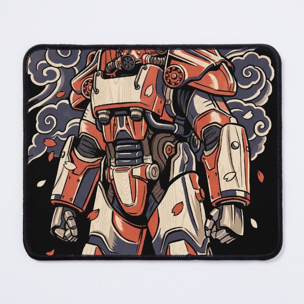 Item preview, A T-60 Power Armor Helmet Fallout Ukiyo-e Gamer Graphic Tee designed and sold by Senpaiwaves.