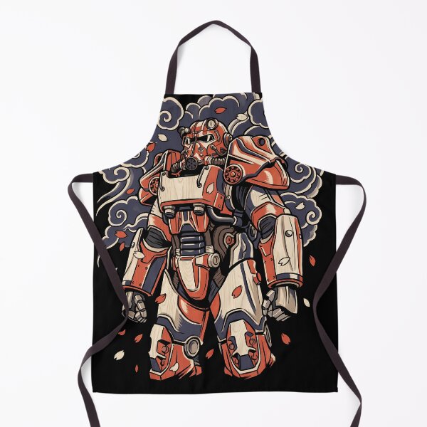 Item preview, A T-60 Power Armor Helmet Fallout Ukiyo-e Gamer Graphic Tee designed and sold by Senpaiwaves.