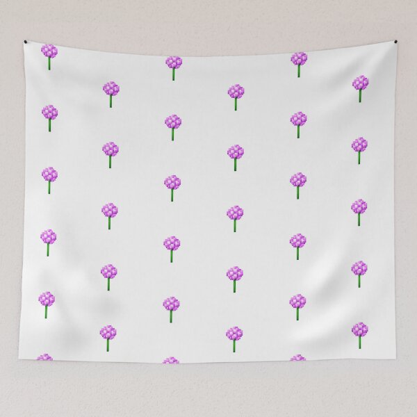 Item preview, Allium flower pixel art designed and sold by vitrar.
