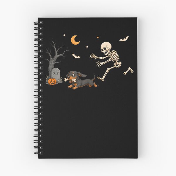 Item preview, Skeleton Chasing Dachshund Dog Halloween Costume Dog Lovers designed and sold by Alzasshop.