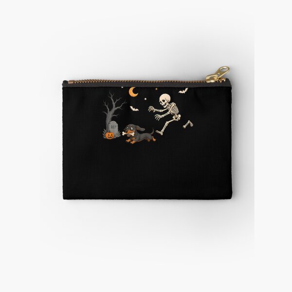 Item preview, Skeleton Chasing Dachshund Dog Halloween Costume Dog Lovers designed and sold by Alzasshop.