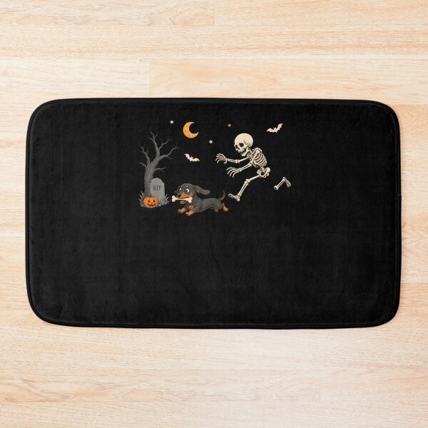 Item preview, Skeleton Chasing Dachshund Dog Halloween Costume Dog Lovers designed and sold by Alzasshop.