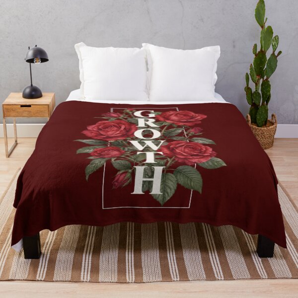 Item preview, GROWTH Red Roses Vintage designed and sold by Lyannaadesign.