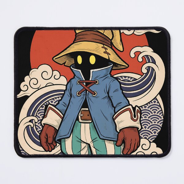 Item preview, Vivi Final Fantasy IX Ukiyo-e Gaming Graphic Tee designed and sold by Senpaiwaves.