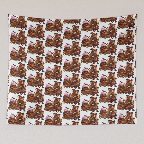 Item preview, Enchanted Witch Wagon – Cauldron, Cat & Autumn Magic designed and sold by Clothes With Smiling Animals Walt Gral.
