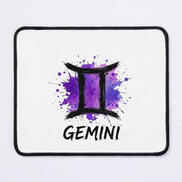 Item preview, Gemini Zodiac Sign Watercolor Grunge Orange Yellow Art designed and sold by Vibe-Vary.
