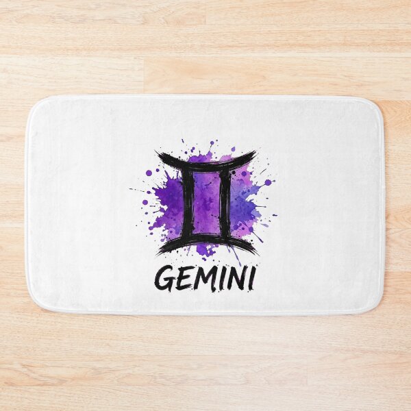 Item preview, Gemini Zodiac Sign Watercolor Grunge Orange Yellow Art designed and sold by Vibe-Vary.