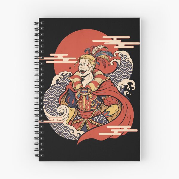 Item preview, Kefka Laughing Final Fantasy VI Ukiyo-e Anime Gaming Streetwear Tee designed and sold by Senpaiwaves.