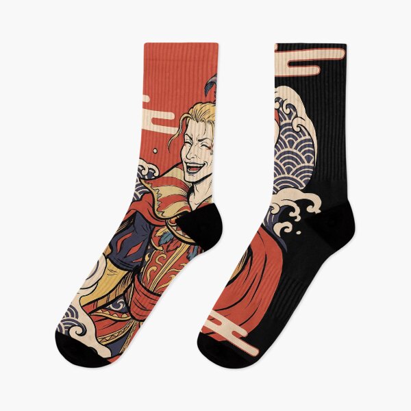 Item preview, Kefka Laughing Final Fantasy VI Ukiyo-e Anime Gaming Streetwear Tee designed and sold by Senpaiwaves.
