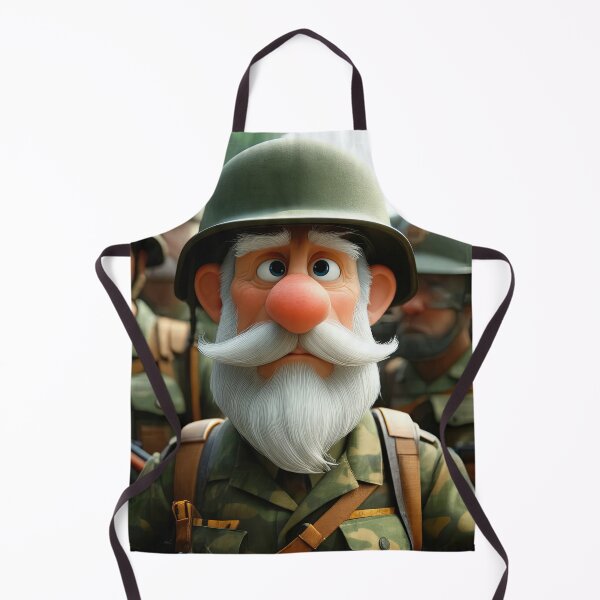 Item preview, Old Fart as an army recruit designed and sold by Colin Bentham.