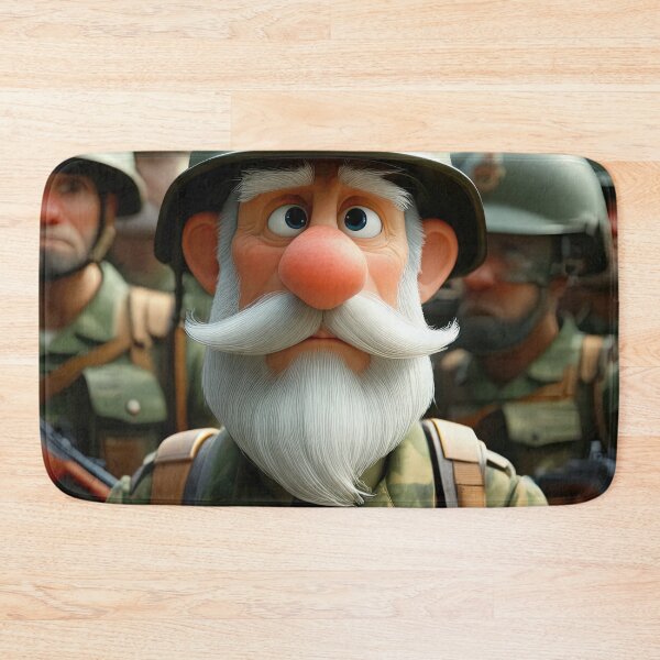 Item preview, Old Fart as an army recruit designed and sold by Colin Bentham.