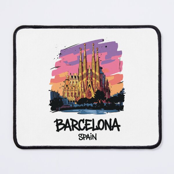 Item preview, Sagrada Familia Barcelona Spain Art Print designed and sold by Merch by Das Design Studio.