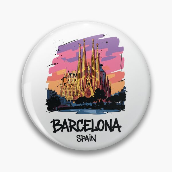 Item preview, Sagrada Familia Barcelona Spain Art Print designed and sold by Merch by Das Design Studio.