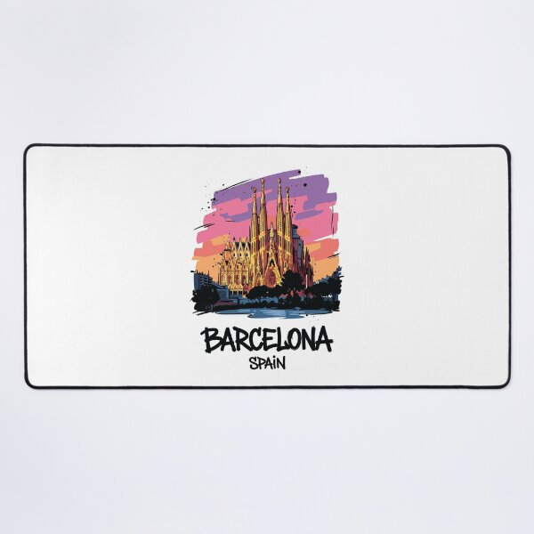 Item preview, Sagrada Familia Barcelona Spain Art Print designed and sold by Merch by Das Design Studio.
