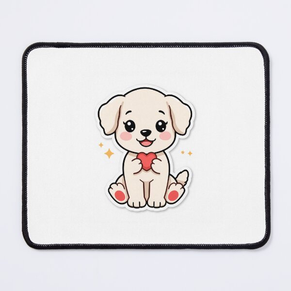 Item preview, Cute Kawaii Puppy With Heart – Adorable Puppy Design ?❤️ designed and sold by Archu123A.
