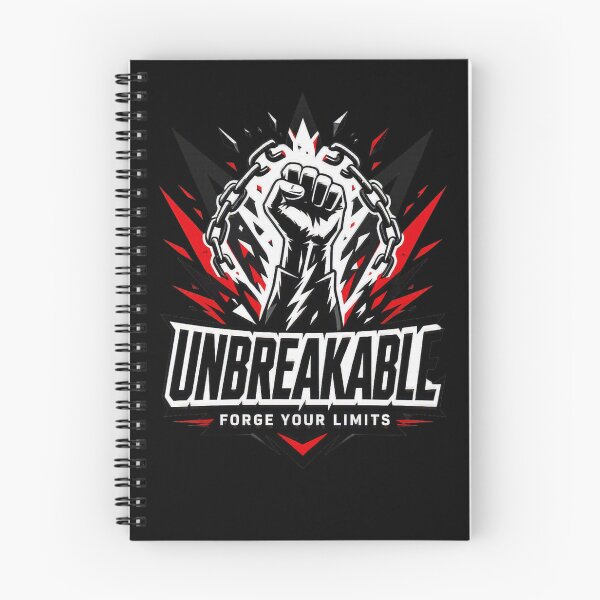 Item preview, UNBREAKABLE – Gym Motivation - Strength Training Weightlifting Design designed and sold by StrongEveryDayStore.