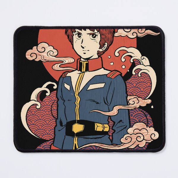 Item preview, Amuro Ray Gundam Ukiyo-e Anime Gaming Streetwear Tee designed and sold by Senpaiwaves.