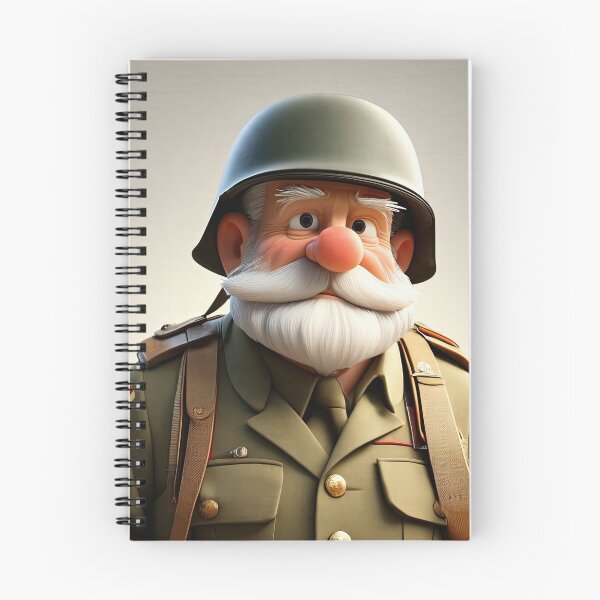 Item preview, Old Fart as an army recruit designed and sold by Colin Bentham.