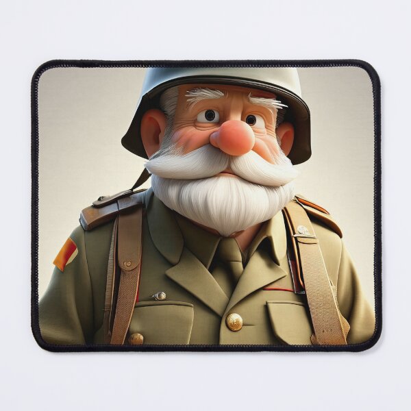 Item preview, Old Fart as an army recruit designed and sold by Colin Bentham.