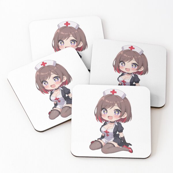 Aperçu de l'œuvre Nurse Chibi Girl | Kawaii Waifu Art créée et vendue par GuruKart.