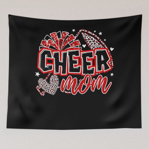Item preview, Cheer Mom Red Cheerleader Game Day Cheer Mama Football designed and sold by Alzasshop.