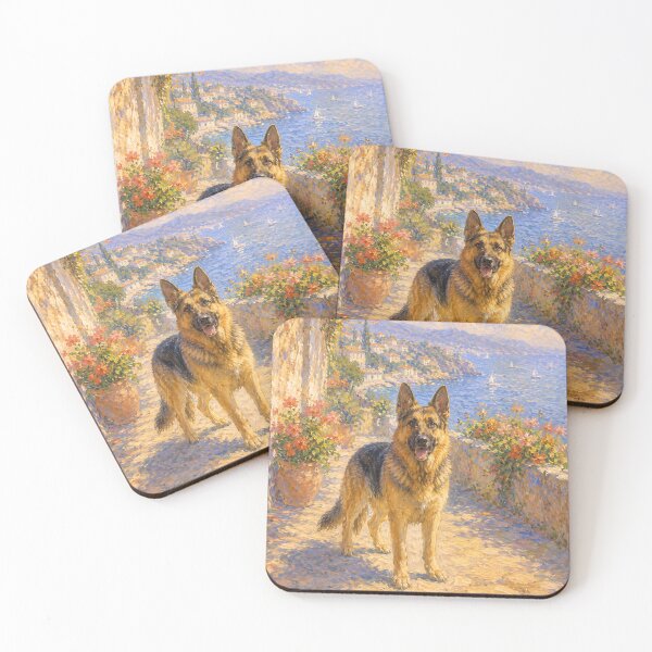Item preview, German Shepherd by the Sea designed and sold by ArcanaAbsolute.