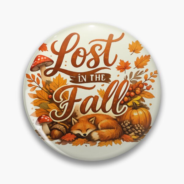 Item preview, Lost in the Fall – Cozy Sleeping Fox Autumn Woodland designed and sold by blankTeeShirt.